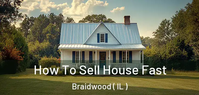  How To Sell House Fast Braidwood ( IL )