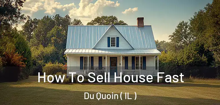  How To Sell House Fast Du Quoin ( IL )