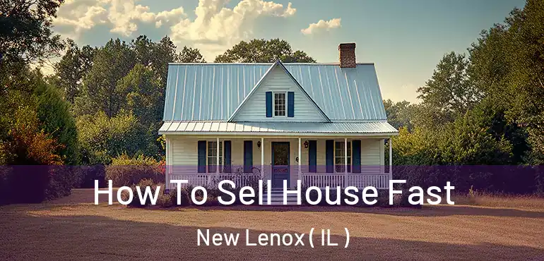  How To Sell House Fast New Lenox ( IL )