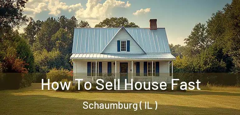  How To Sell House Fast Schaumburg ( IL )