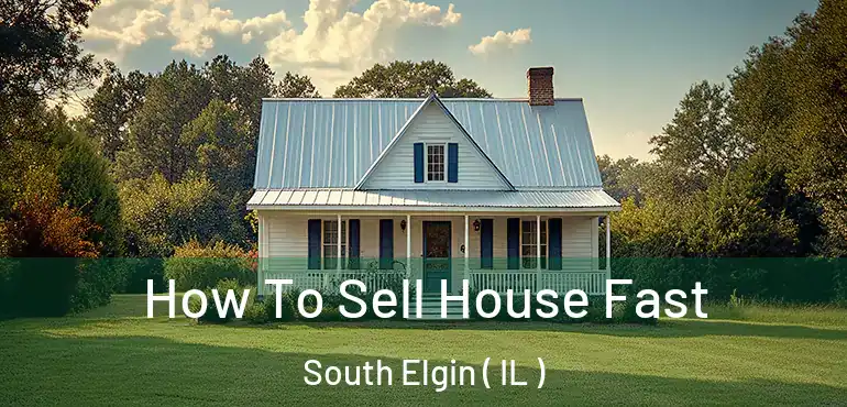  How To Sell House Fast South Elgin ( IL )
