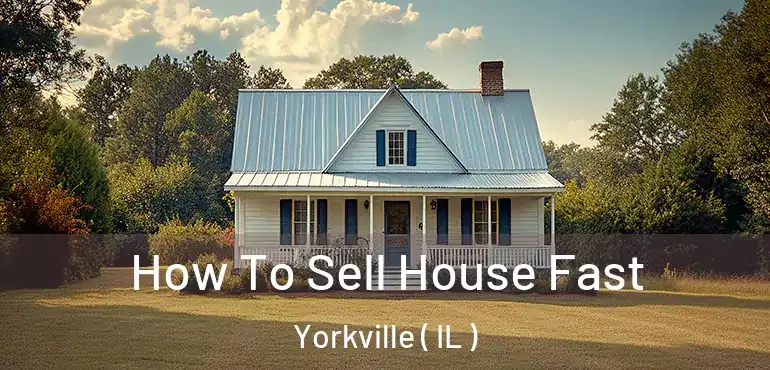  How To Sell House Fast Yorkville ( IL )