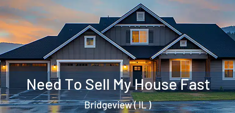  Need To Sell My House Fast Bridgeview ( IL )
