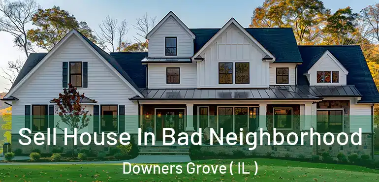  Sell House In Bad Neighborhood Downers Grove ( IL )
