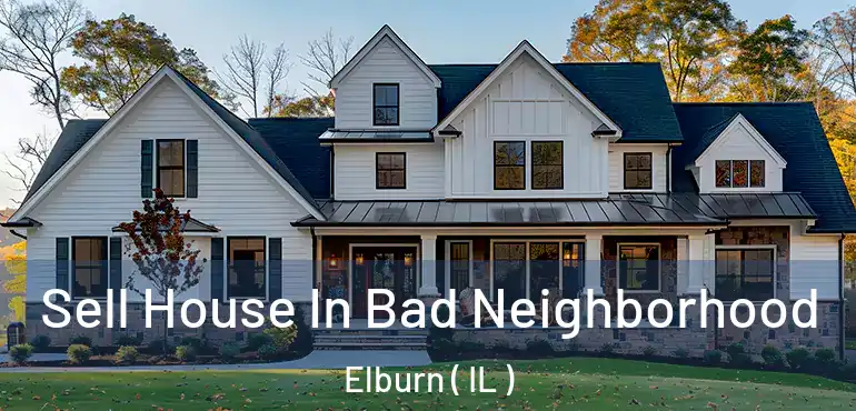  Sell House In Bad Neighborhood Elburn ( IL )