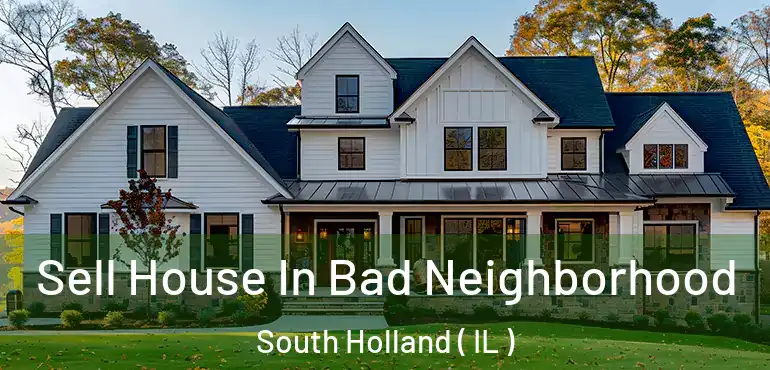  Sell House In Bad Neighborhood South Holland ( IL )