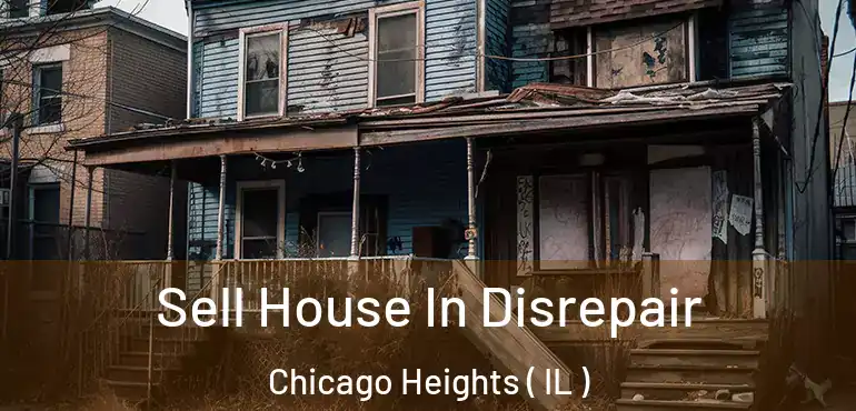  Sell House In Disrepair Chicago Heights ( IL )