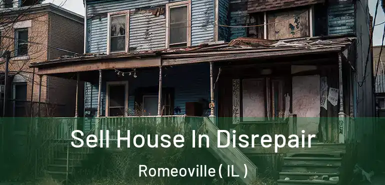  Sell House In Disrepair Romeoville ( IL )