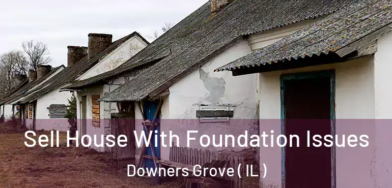  Sell House With Foundation Issues Downers Grove ( IL )
