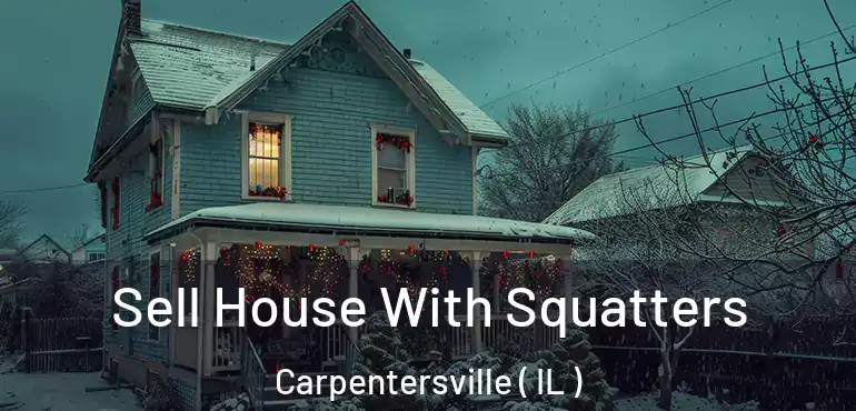  Sell House With Squatters Carpentersville ( IL )