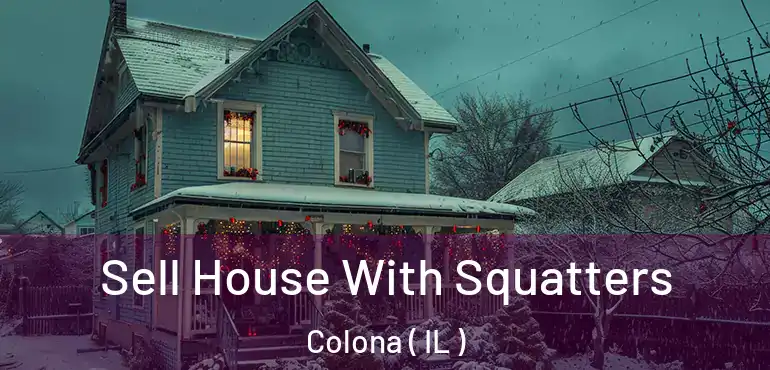  Sell House With Squatters Colona ( IL )