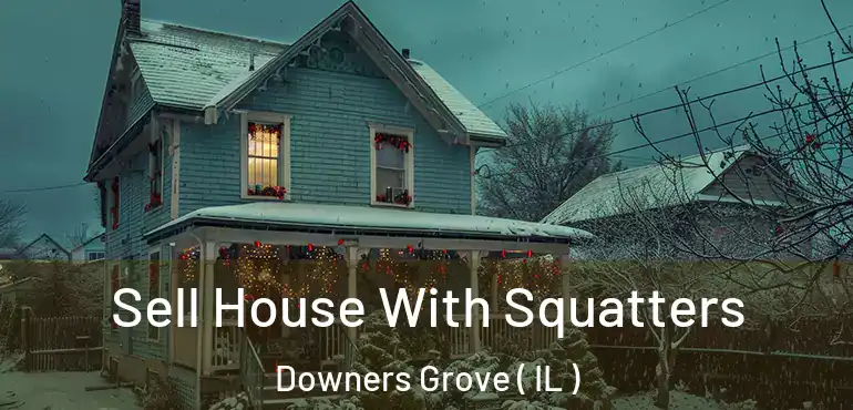  Sell House With Squatters Downers Grove ( IL )