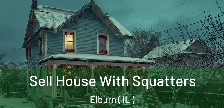  Sell House With Squatters Elburn ( IL )