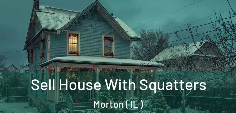  Sell House With Squatters Morton ( IL )