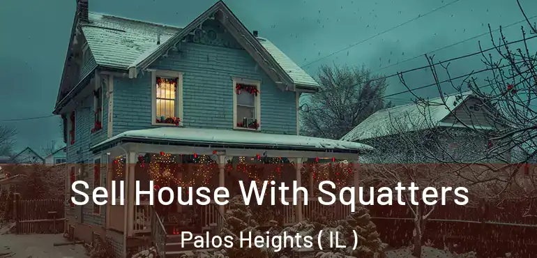  Sell House With Squatters Palos Heights ( IL )