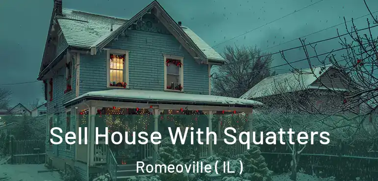  Sell House With Squatters Romeoville ( IL )