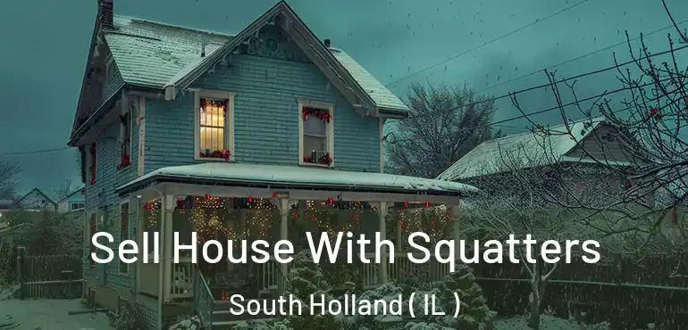  Sell House With Squatters South Holland ( IL )