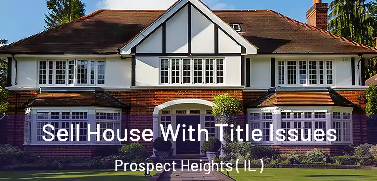  Sell House With Title Issues Prospect Heights ( IL )