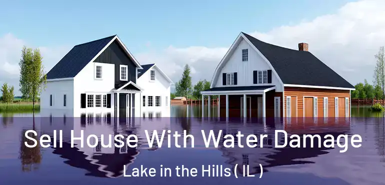  Sell House With Water Damage Lake in the Hills ( IL )