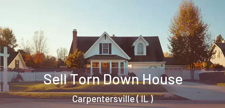  Sell Torn Down House Carpentersville ( IL )
