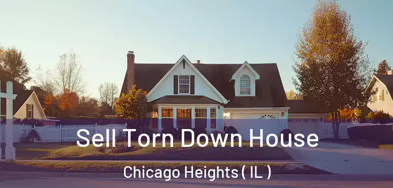  Sell Torn Down House Chicago Heights ( IL )