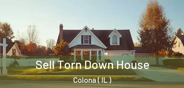  Sell Torn Down House Colona ( IL )