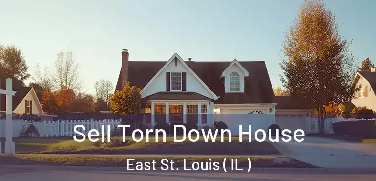  Sell Torn Down House East St. Louis ( IL )