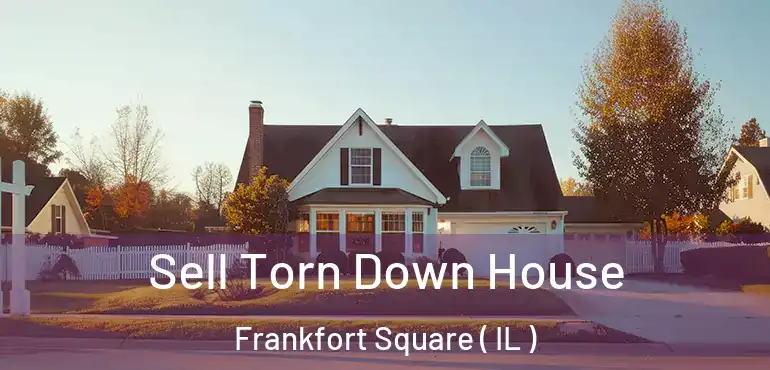  Sell Torn Down House Frankfort Square ( IL )