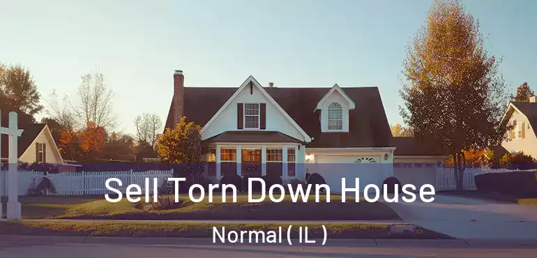  Sell Torn Down House Normal ( IL )