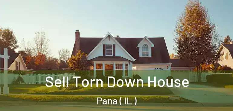  Sell Torn Down House Pana ( IL )
