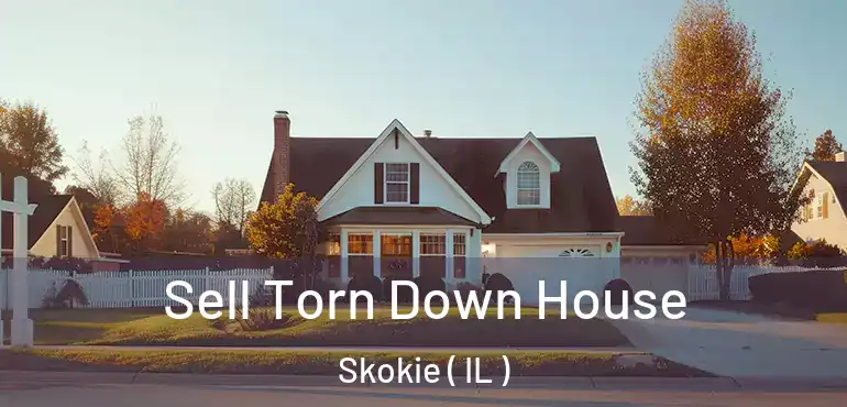  Sell Torn Down House Skokie ( IL )