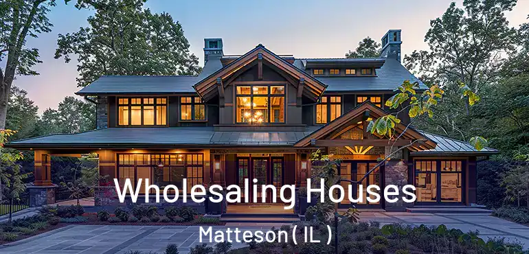  Wholesaling Houses Matteson ( IL )